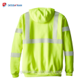 Custom Class 3 Hi Vis Reflective Tape Safety Hoodie Sweatshirt For Man In Autumn And Winter